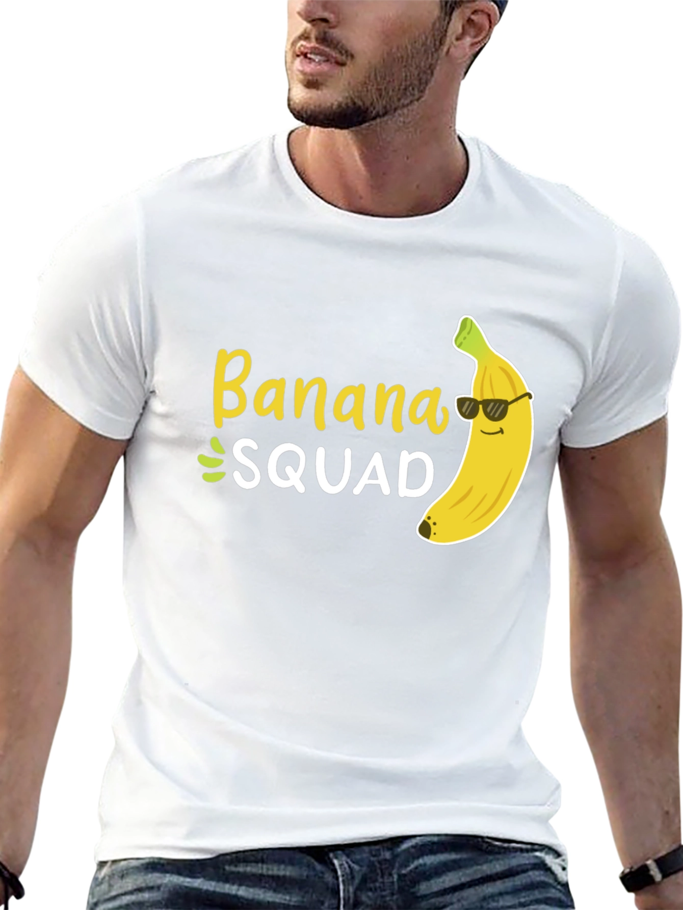 Banana Squad Black Graphic T-Shirt