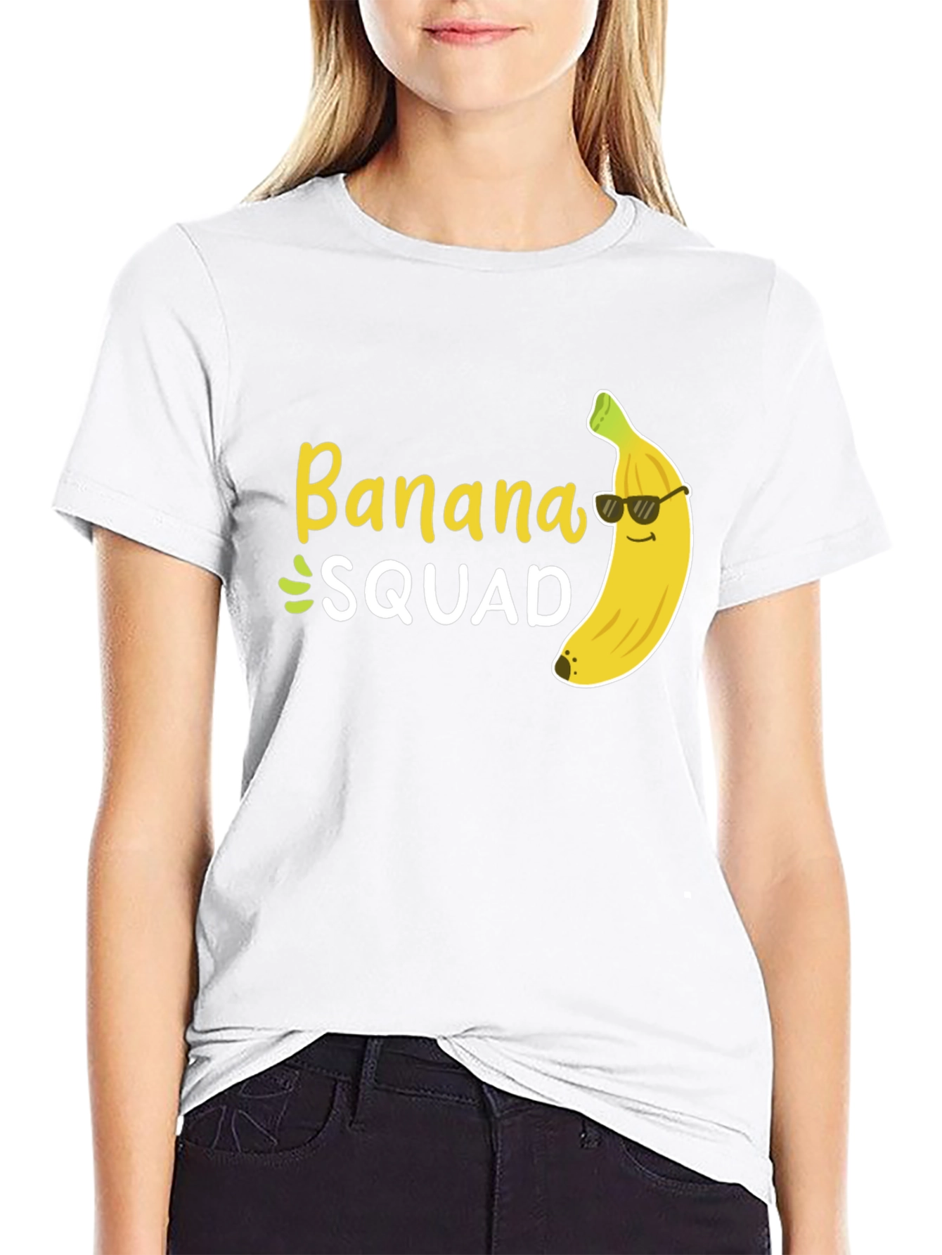 Banana Squad Black Graphic T-Shirt