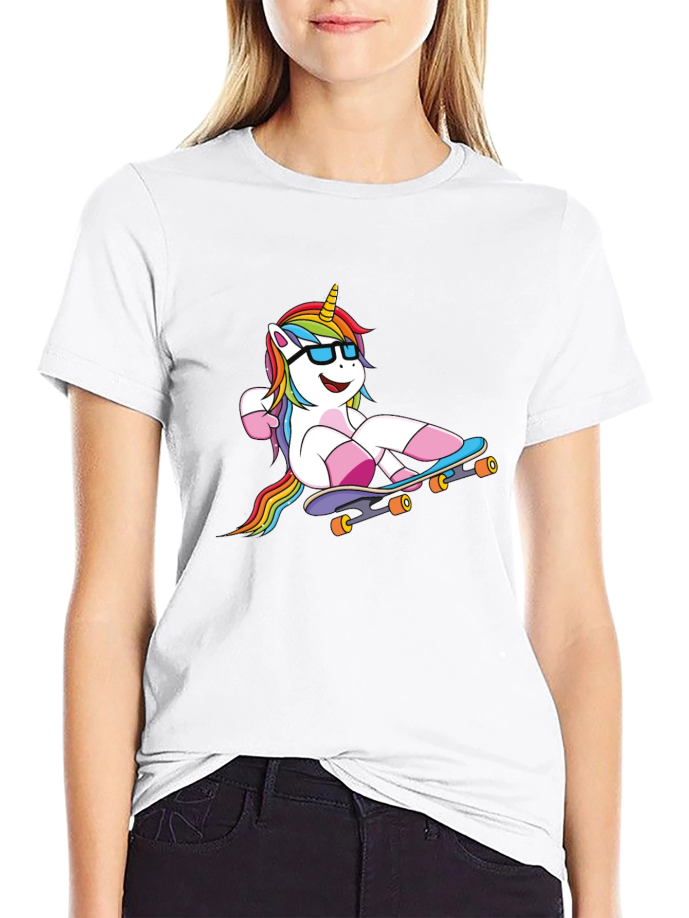 Unicorn Skateboard T-Shirt