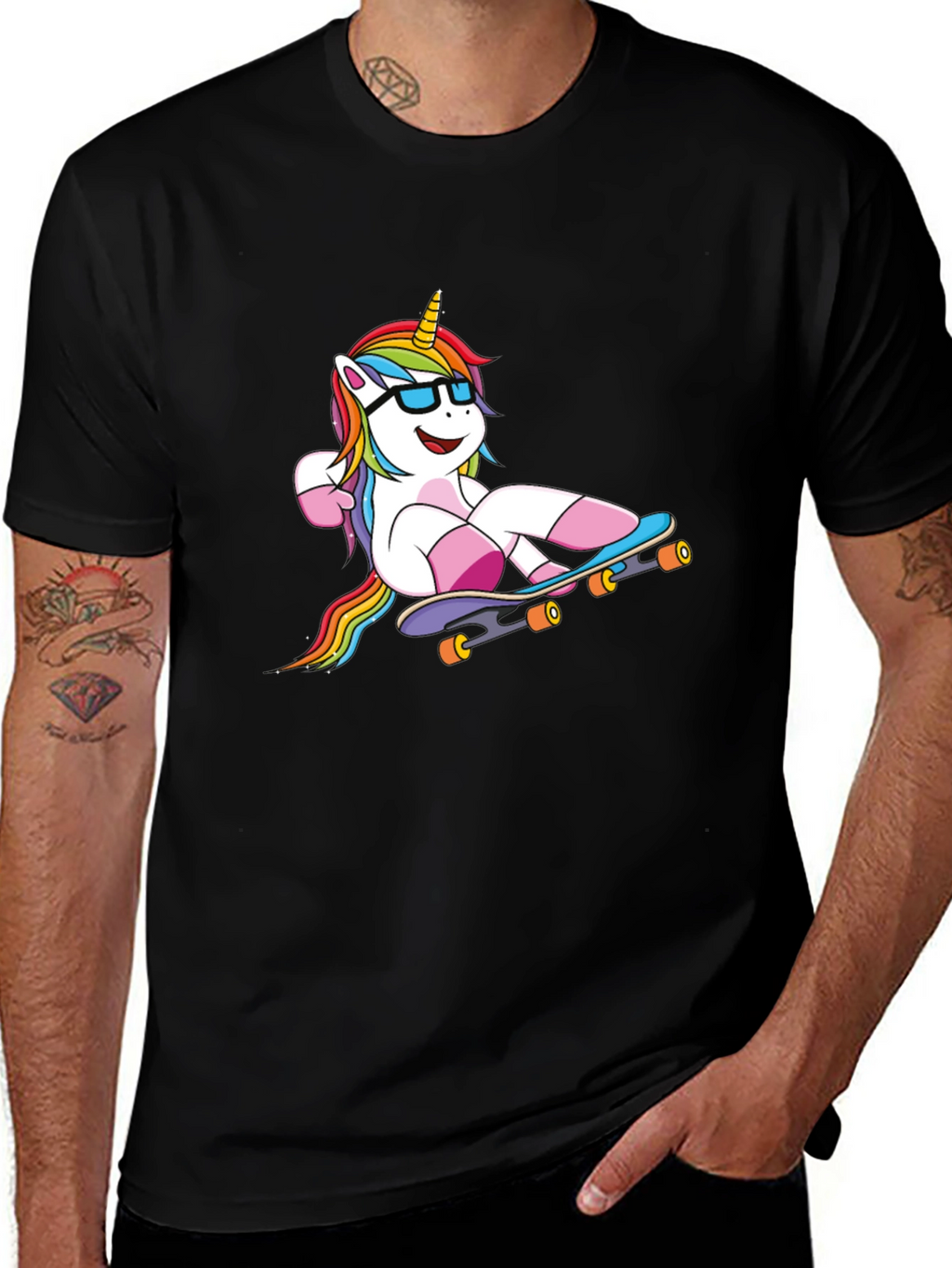 Unicorn Skateboard T-Shirt