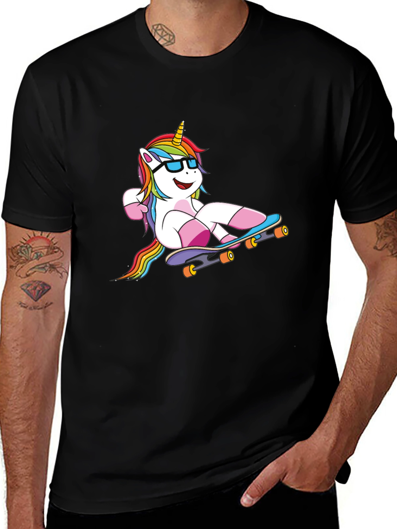 Unicorn Skateboard T-Shirt