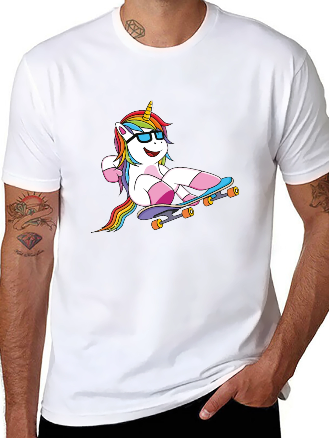 Unicorn Skateboard T-Shirt