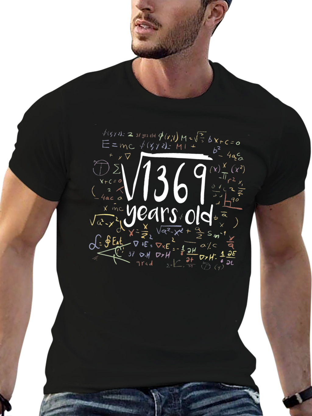 √1369 Years Old Math Design T-Shirt