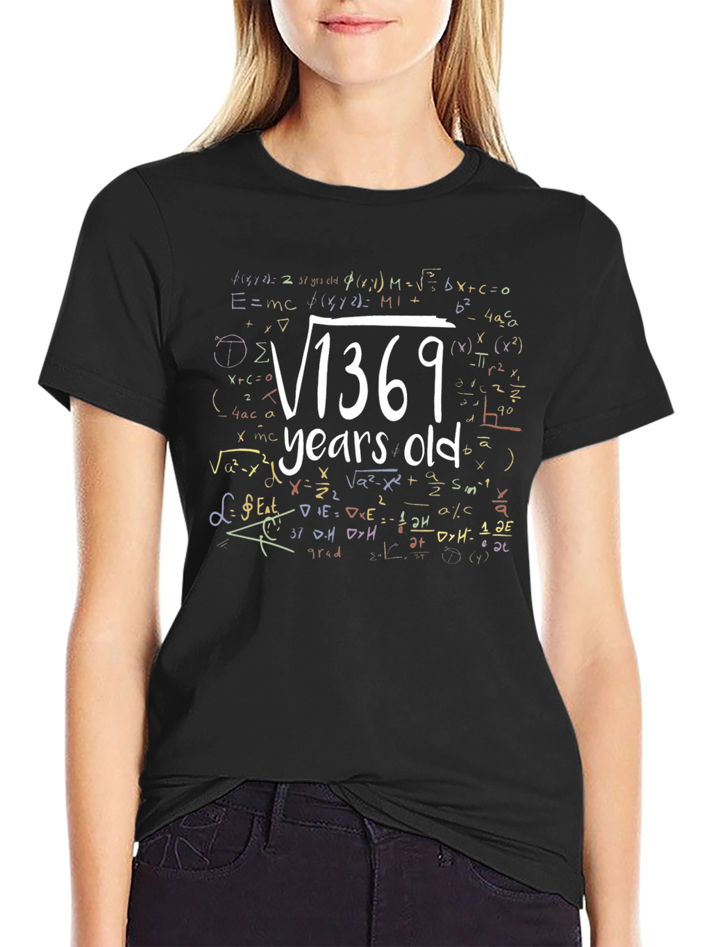√1369 Years Old Math Design T-Shirt