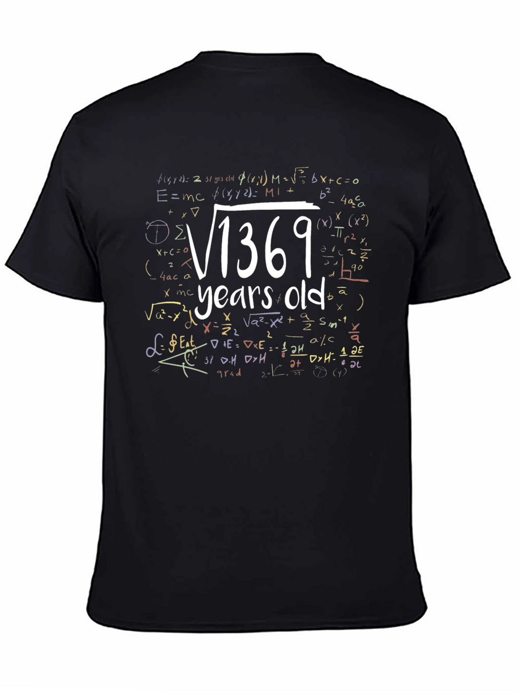 √1369 Years Old Math Design T-Shirt
