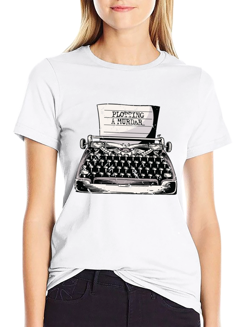 Plotting A Murder T-Shirt Writer Gift
