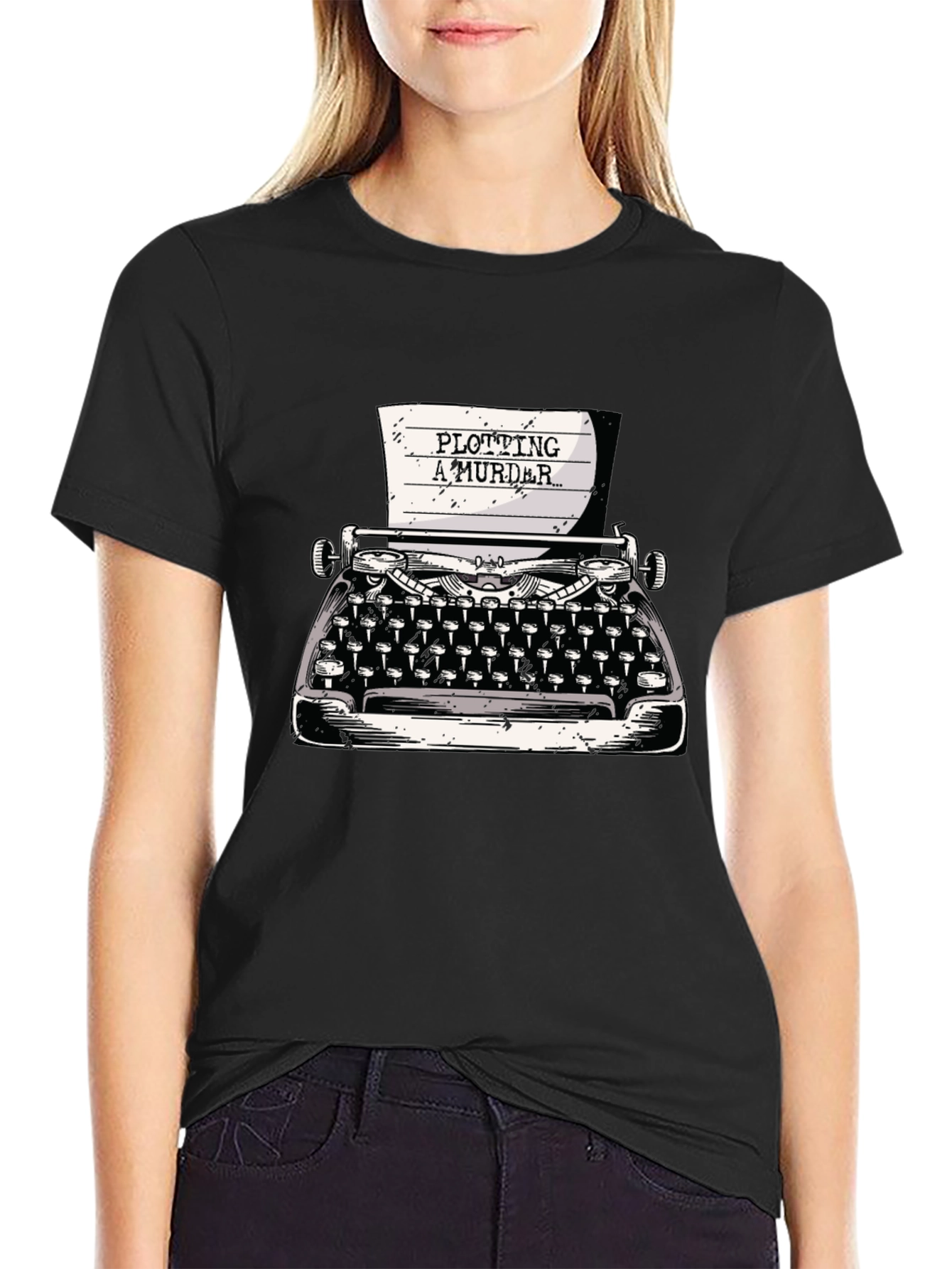 Plotting A Murder T-Shirt Writer Gift