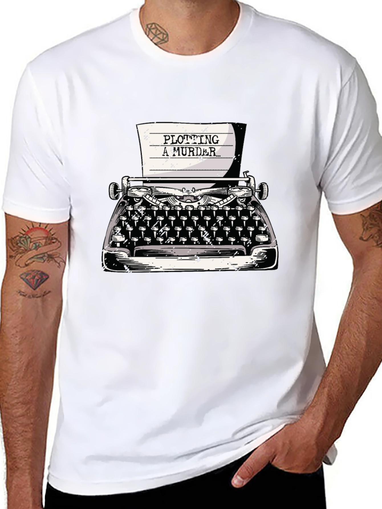 Plotting A Murder T-Shirt Writer Gift