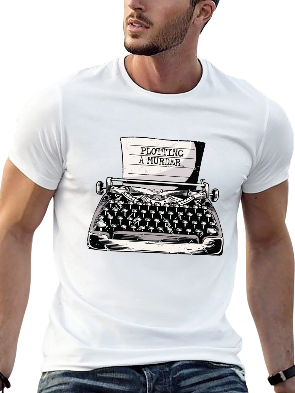 Plotting A Murder T-Shirt Writer Gift