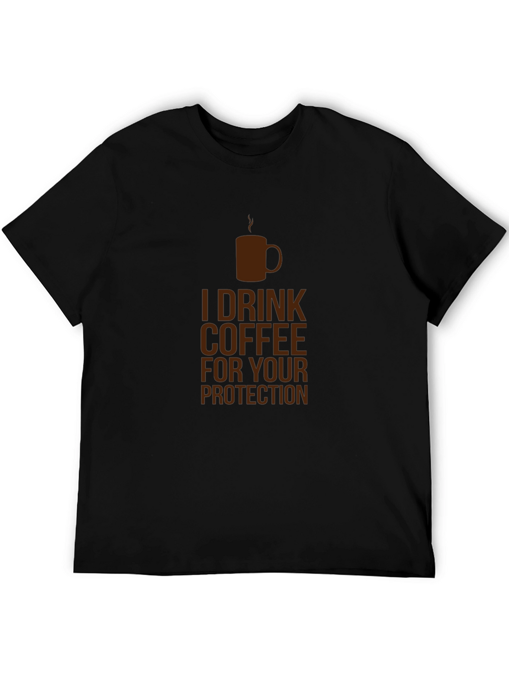 Coffee Protection T-Shirt - Funny Novelty Tee