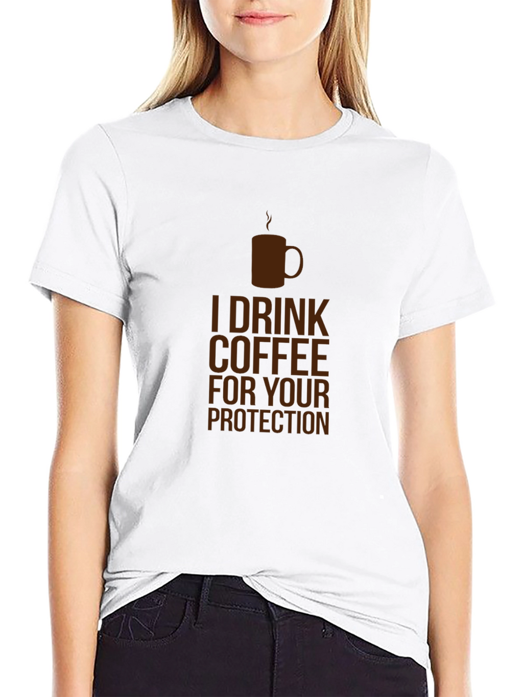 Coffee Protection T-Shirt - Funny Novelty Tee