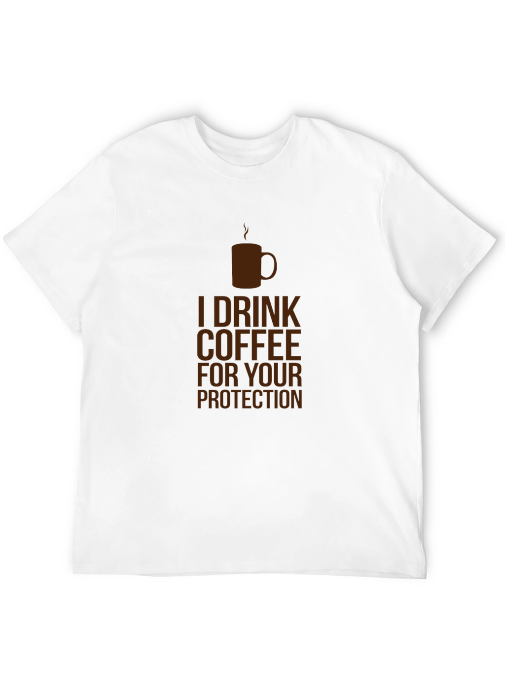 Coffee Protection T-Shirt - Funny Novelty Tee