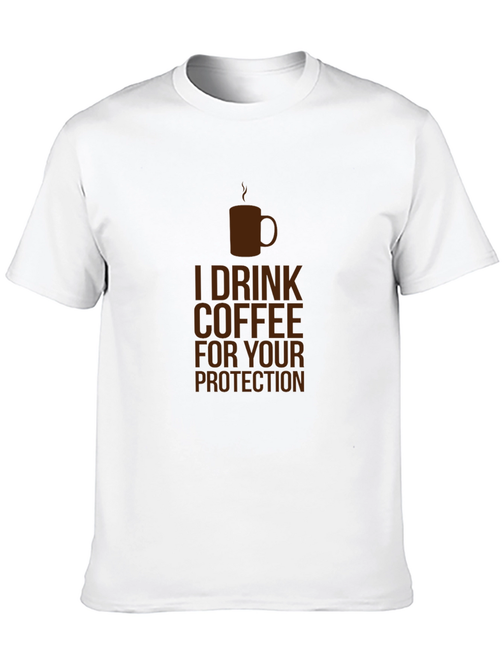 Coffee Protection T-Shirt - Funny Novelty Tee