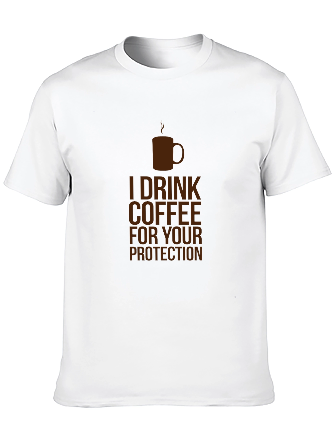 Coffee Protection T-Shirt - Funny Novelty Tee