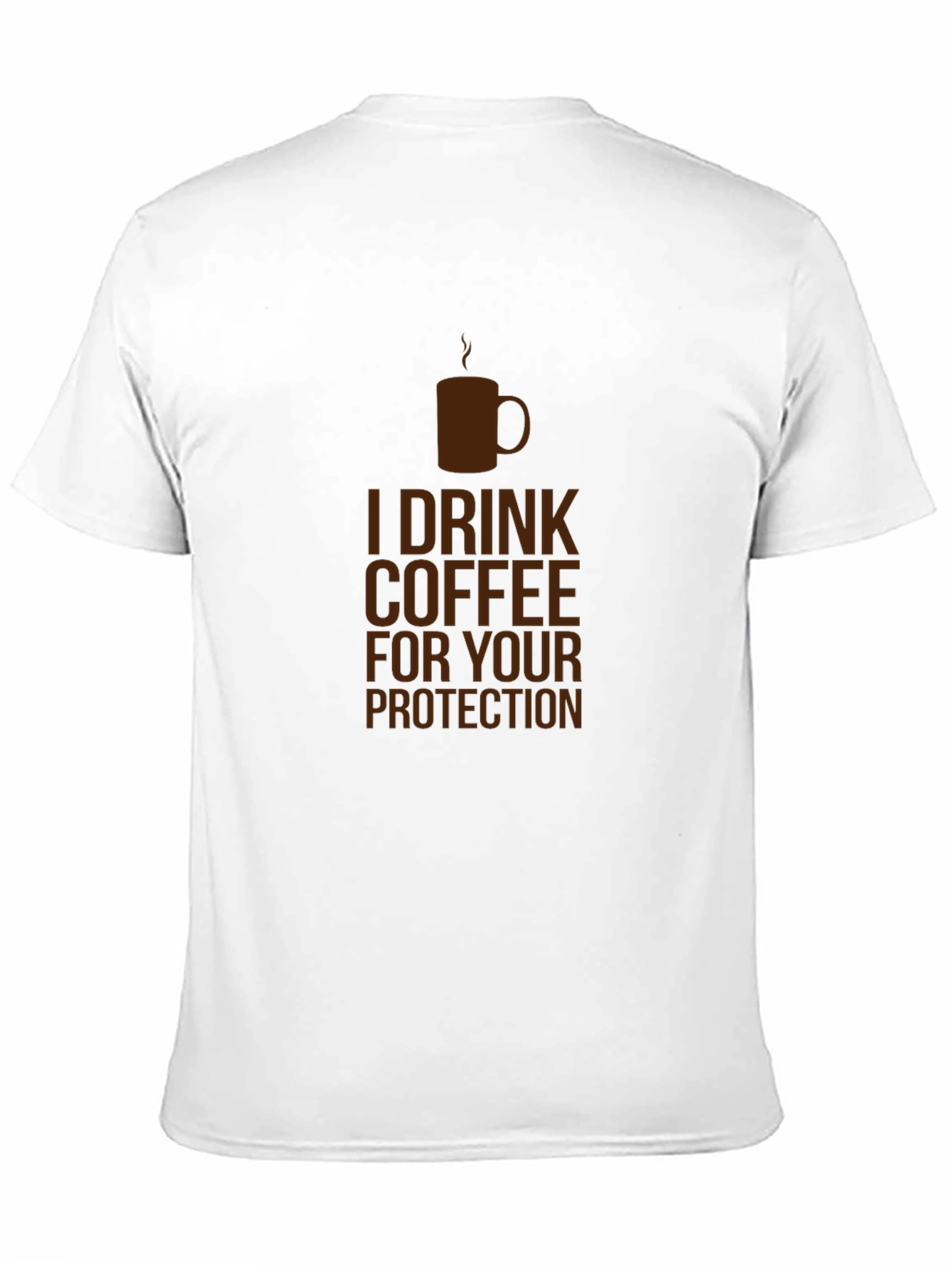 Coffee Protection T-Shirt - Funny Novelty Tee