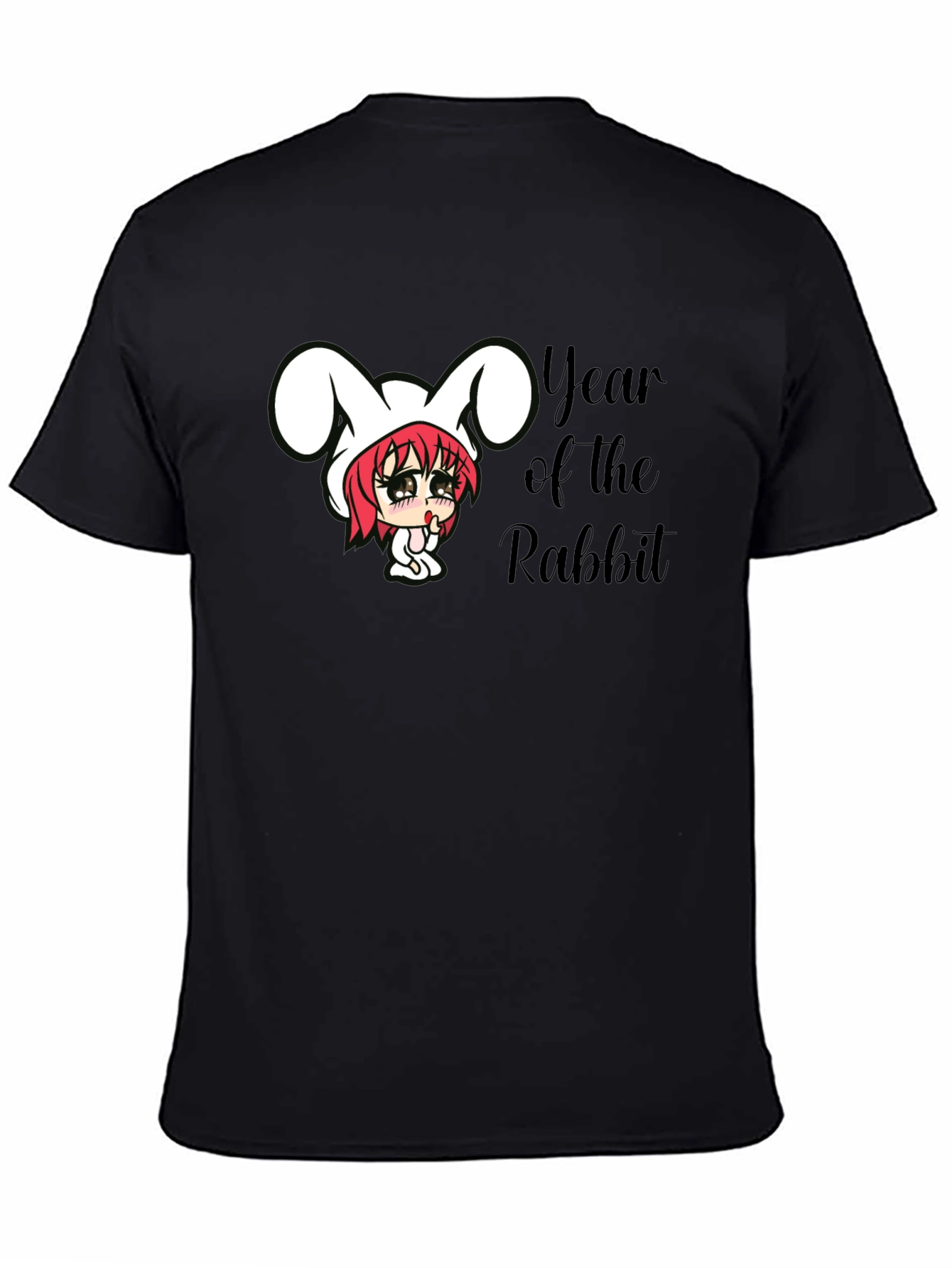 Year of the Rabbit Black T-Shirt