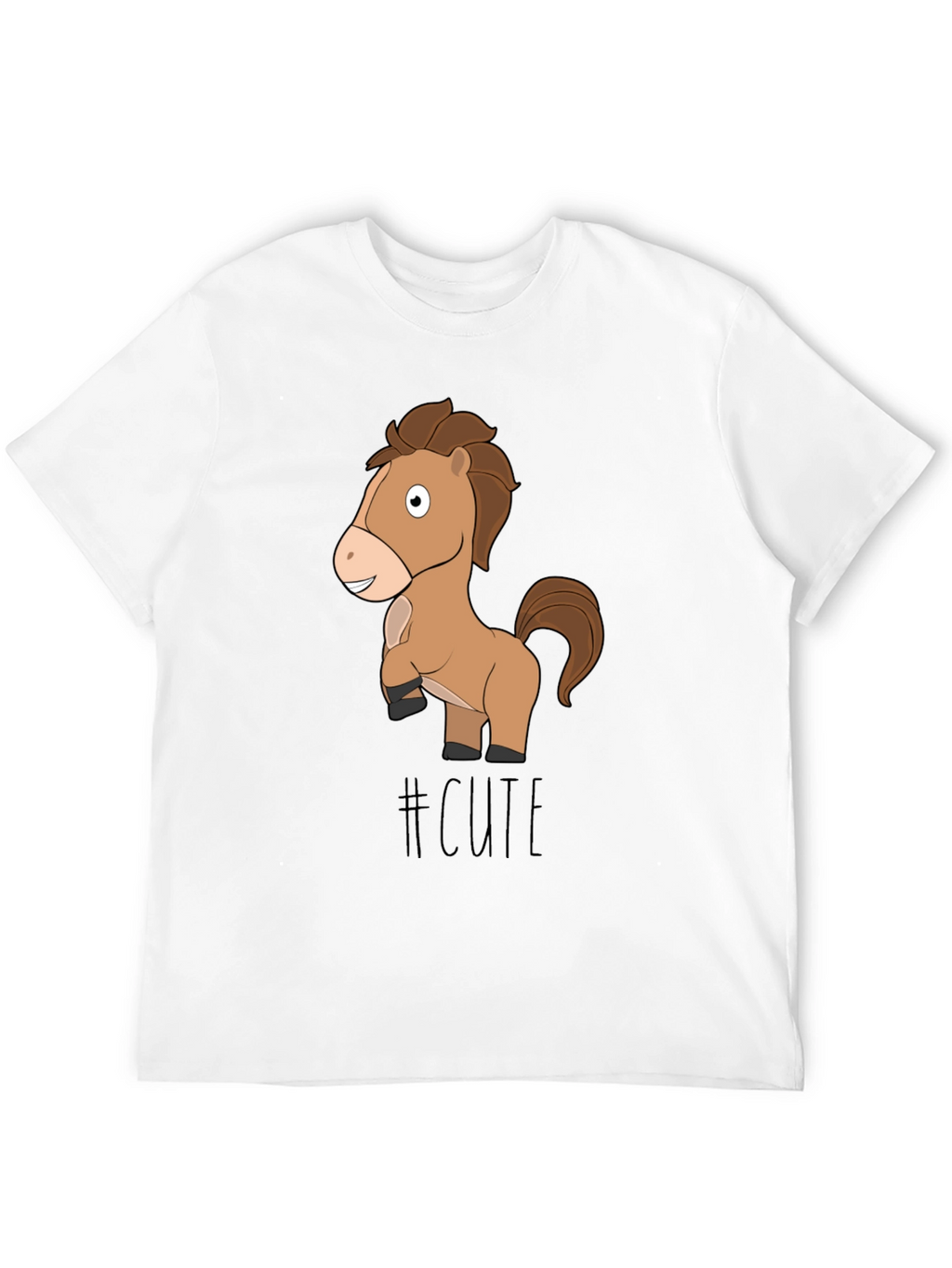 Cute Horse T-Shirt - Fun Animal Graphic Tee
