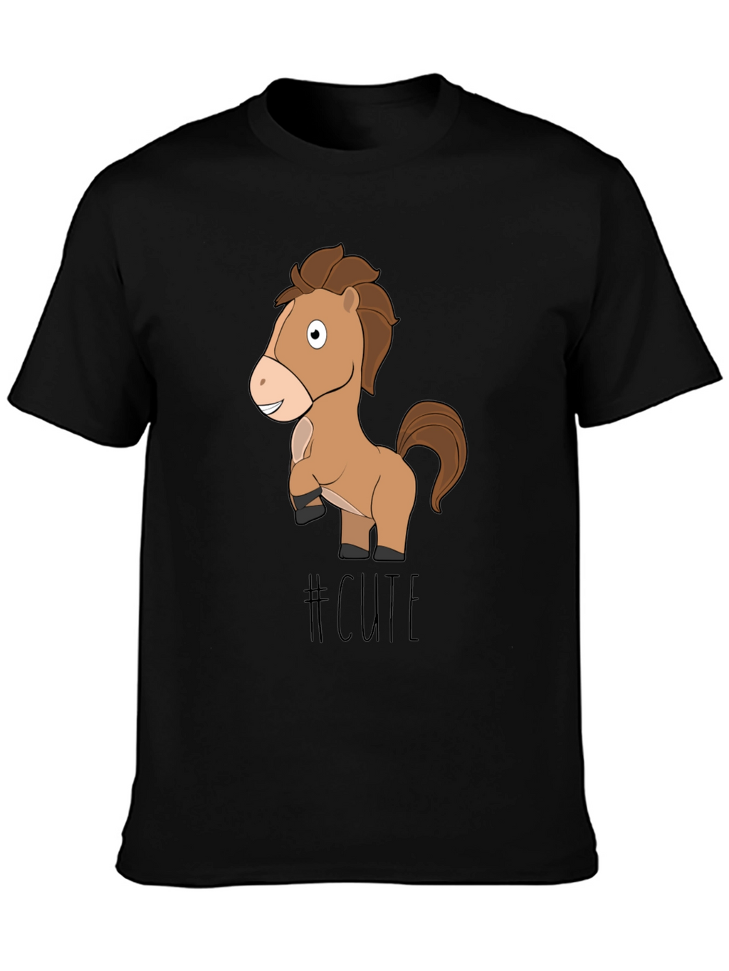 Cute Horse T-Shirt - Fun Animal Graphic Tee
