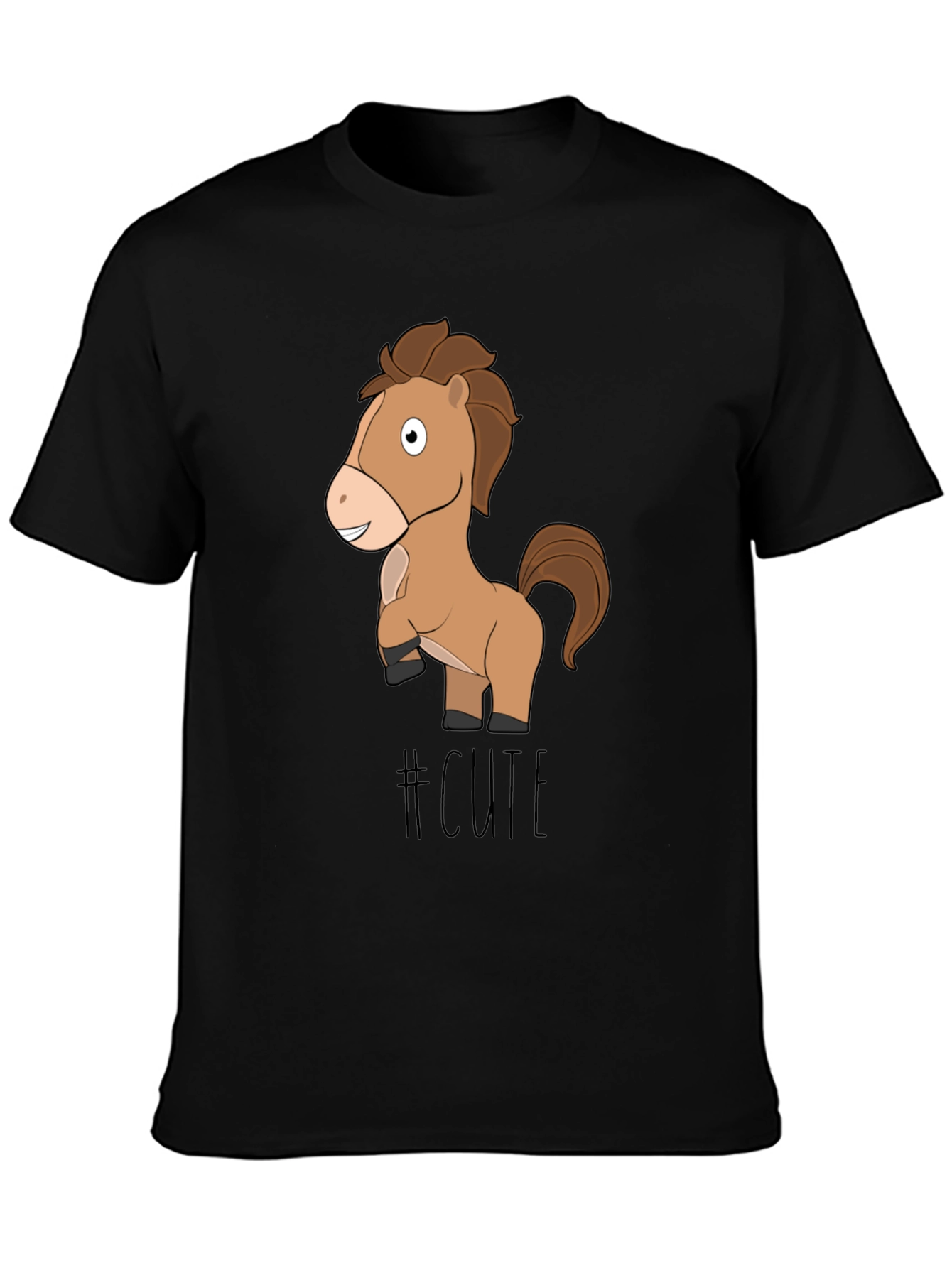 Cute Horse T-Shirt - Fun Animal Graphic Tee