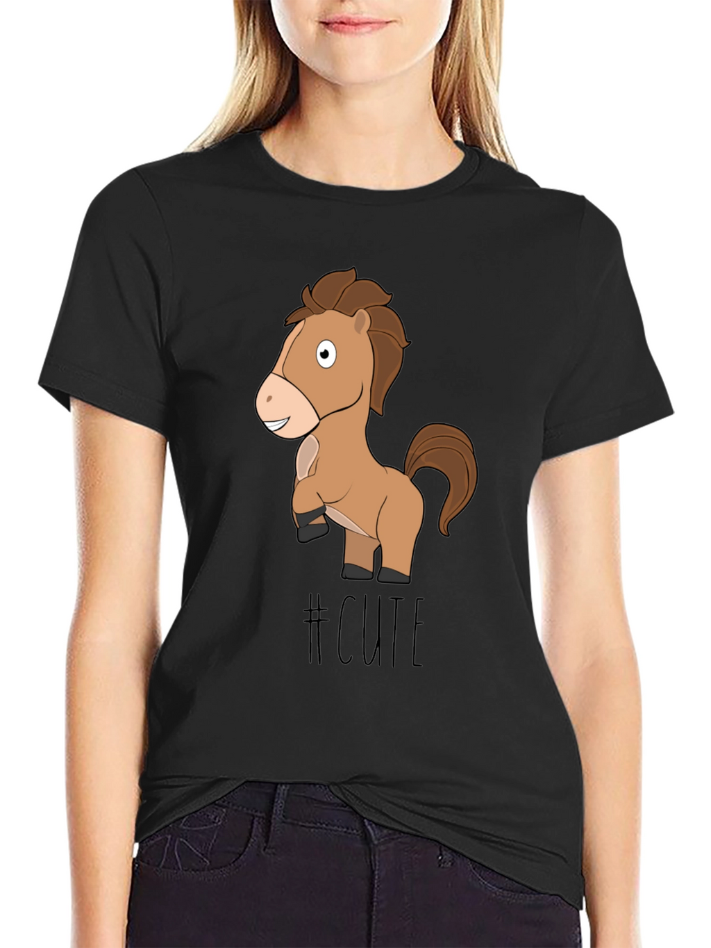 Cute Horse T-Shirt - Fun Animal Graphic Tee