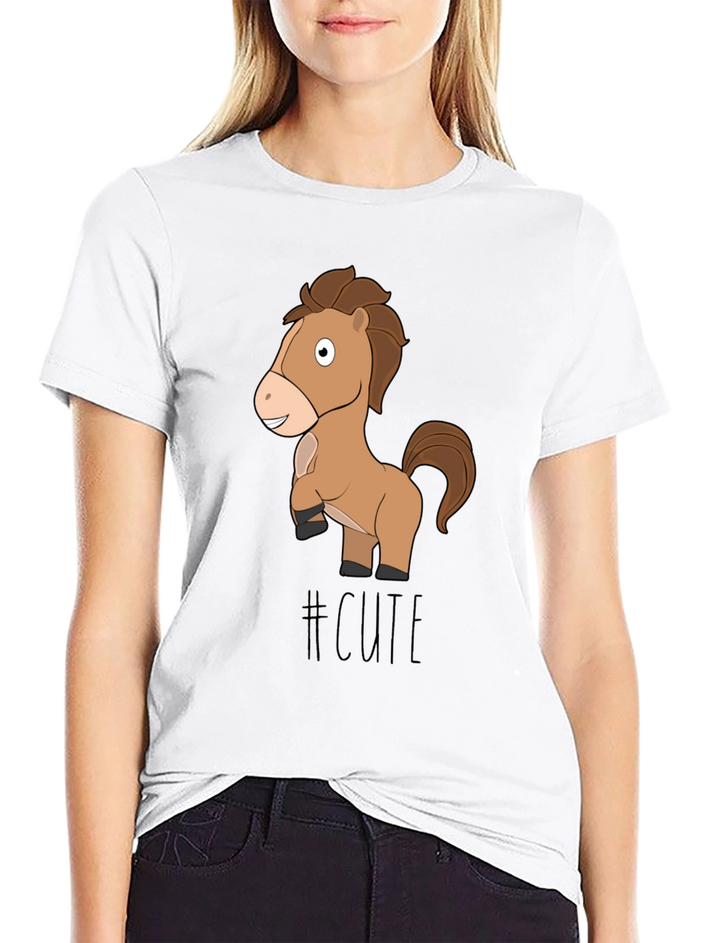 Cute Horse T-Shirt - Fun Animal Graphic Tee