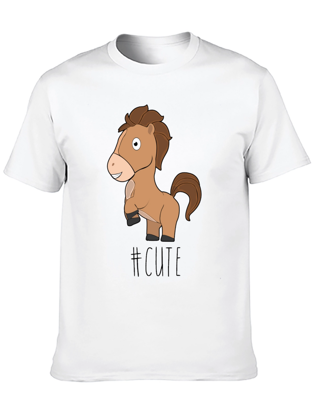Cute Horse T-Shirt - Fun Animal Graphic Tee