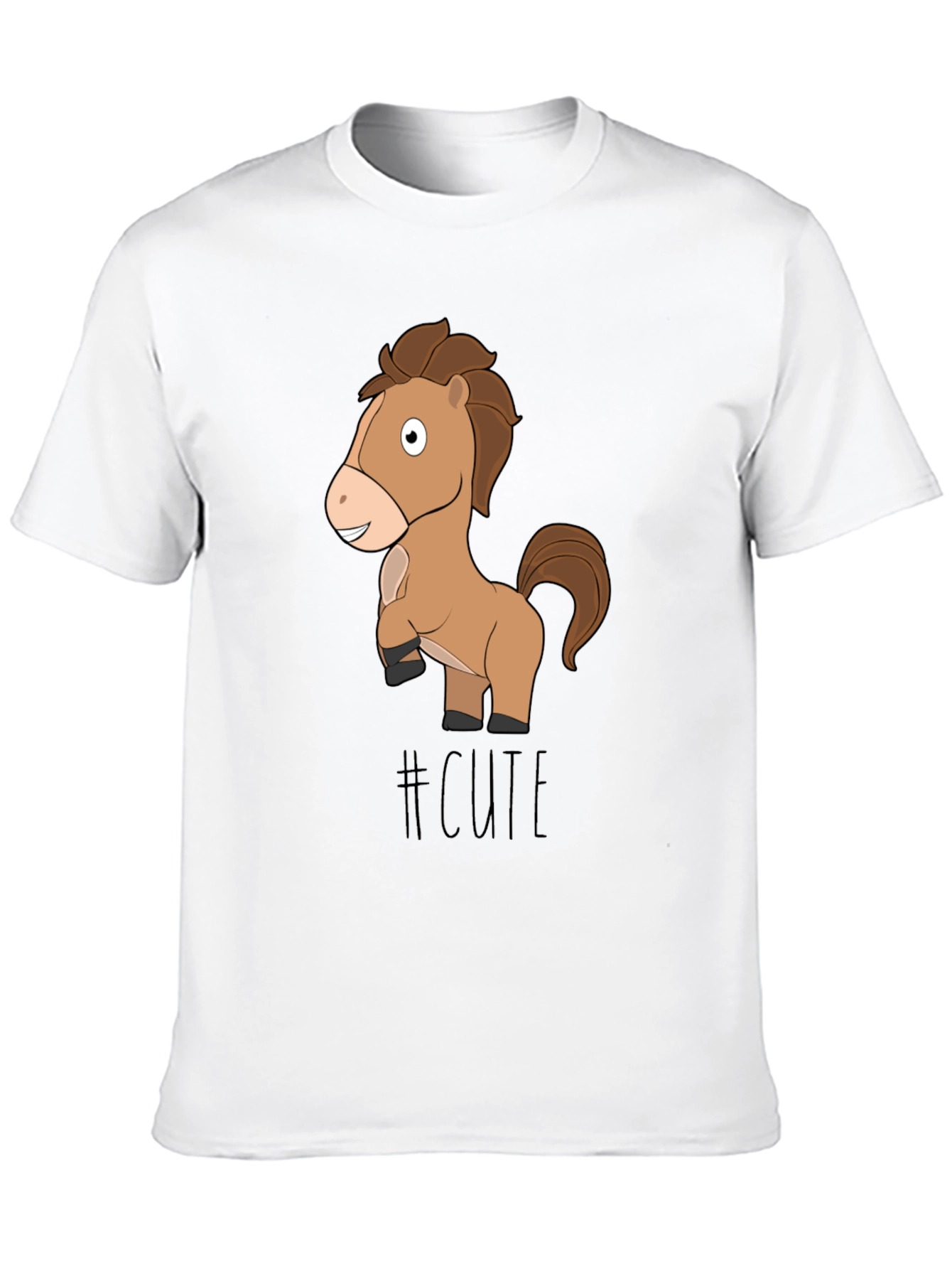 Cute Horse T-Shirt - Fun Animal Graphic Tee