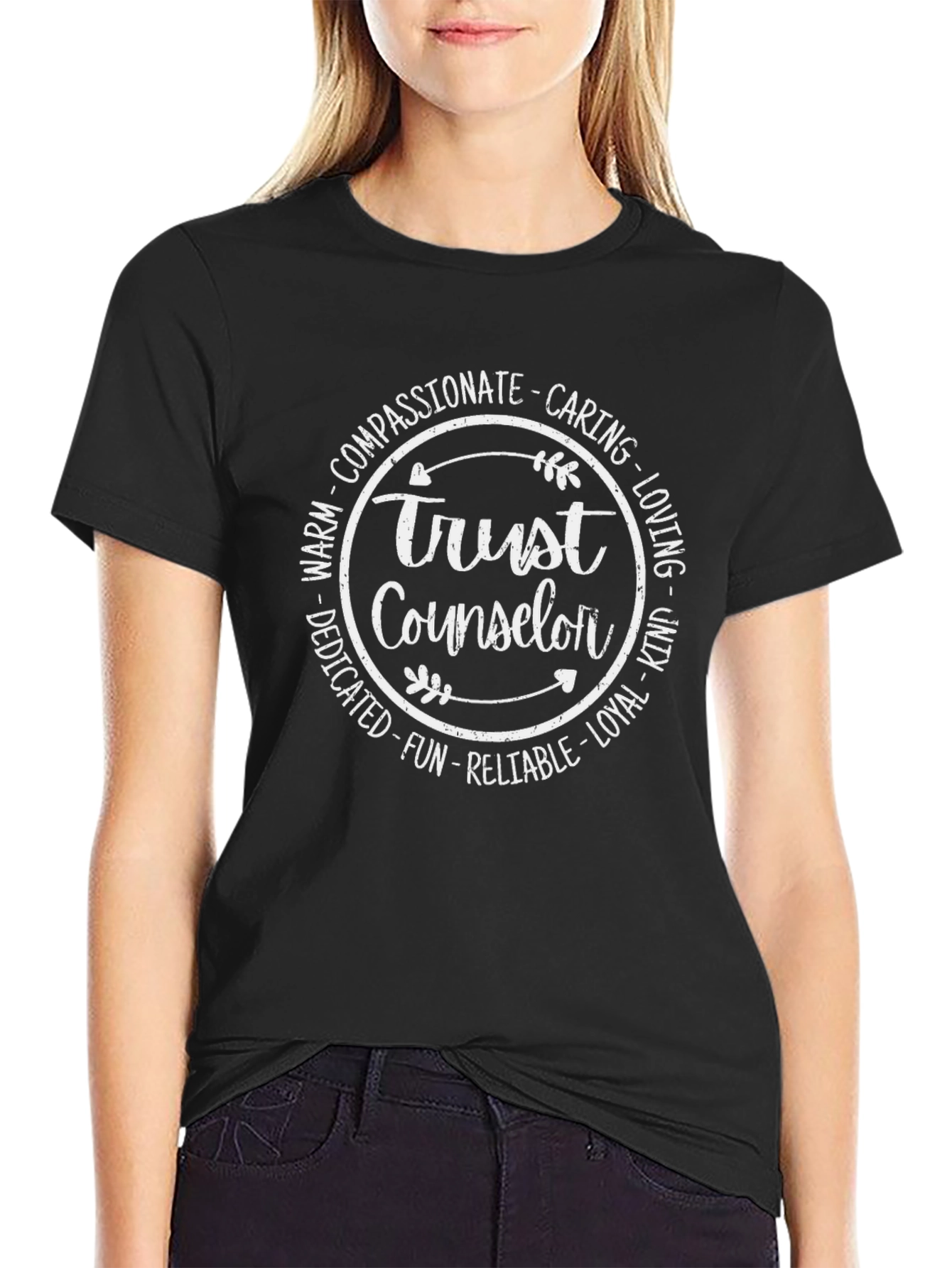Trust Counselor T-Shirt - Compassionate Caring Loving