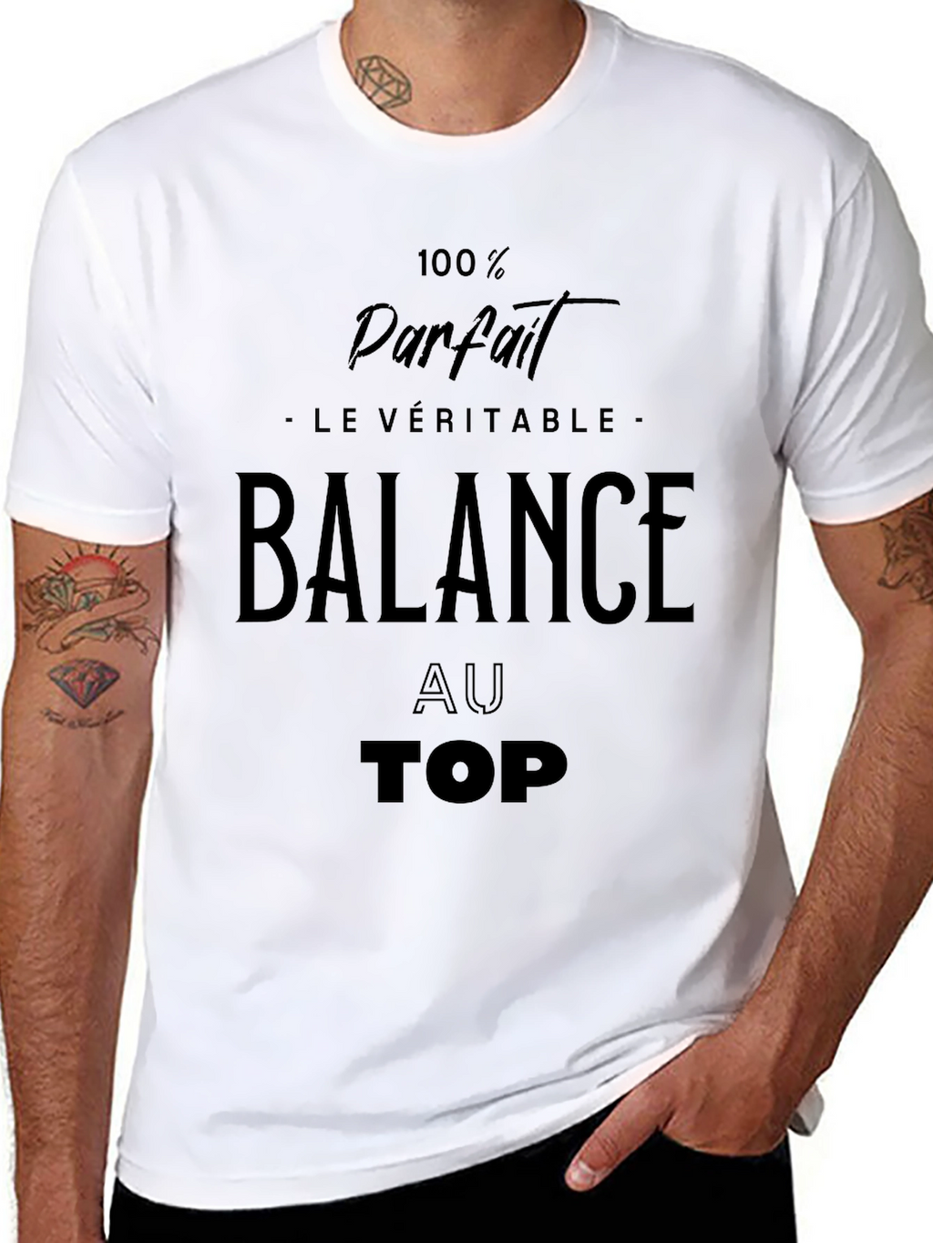 100% Parfait T-Shirt - Unique Balance Top Design
