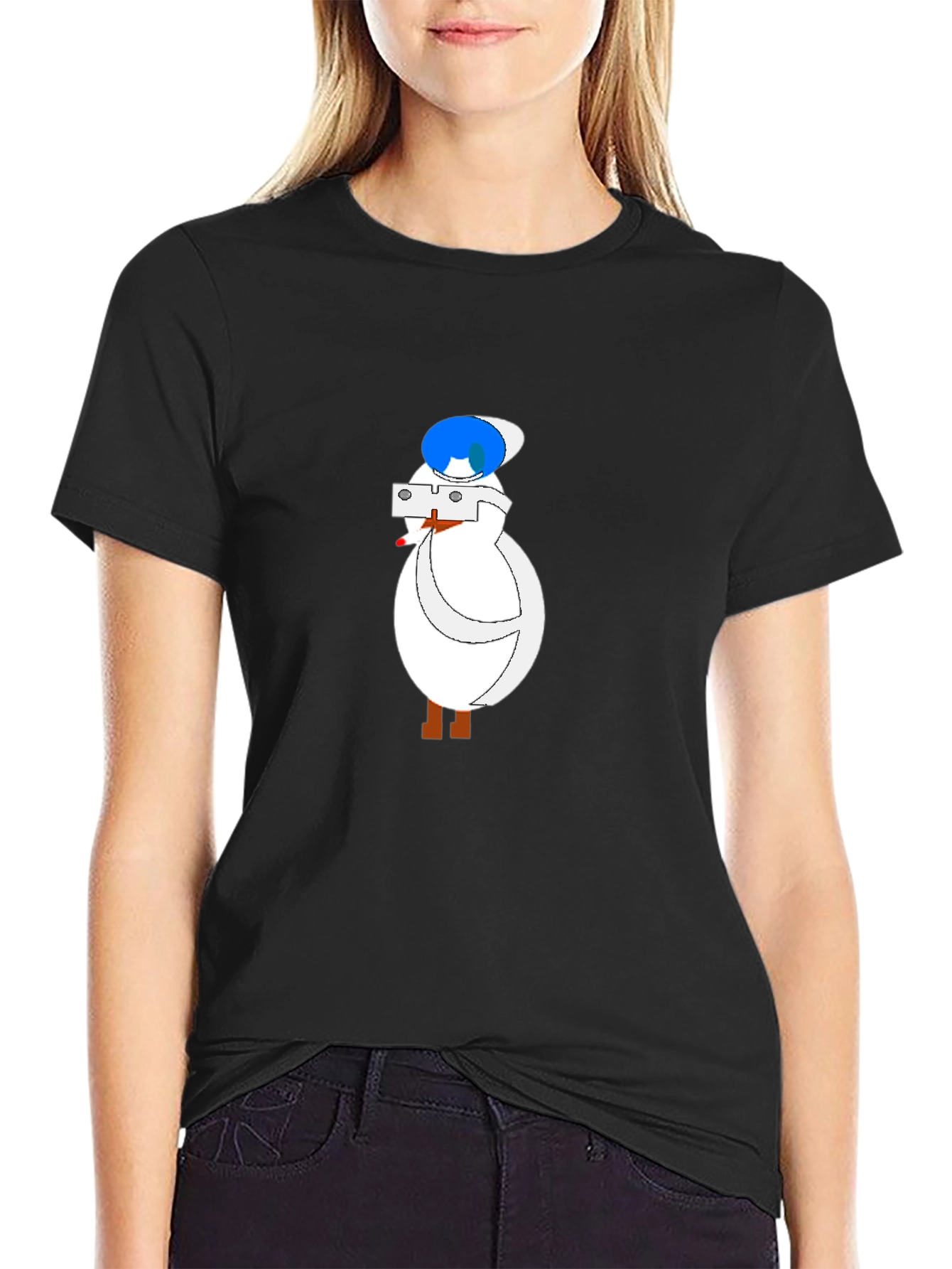 Novelty Cartoon Duck T-Shirt