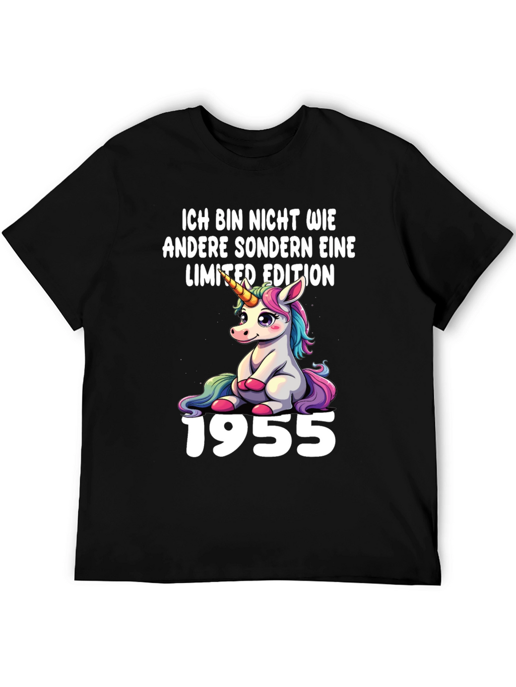 Unicorn Limited Edition 1955 Birthday T-Shirt