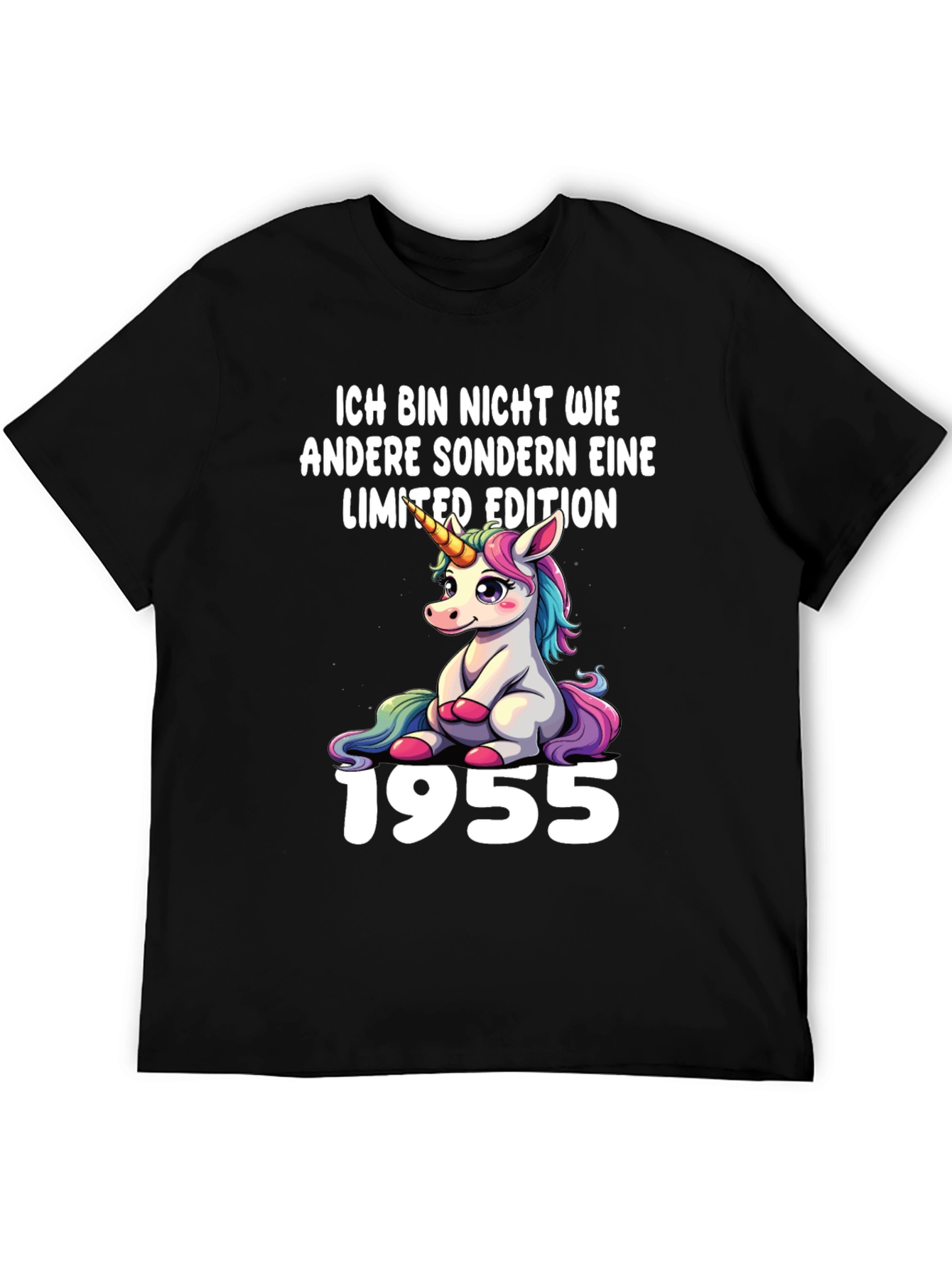 Unicorn Limited Edition 1955 Birthday T-Shirt