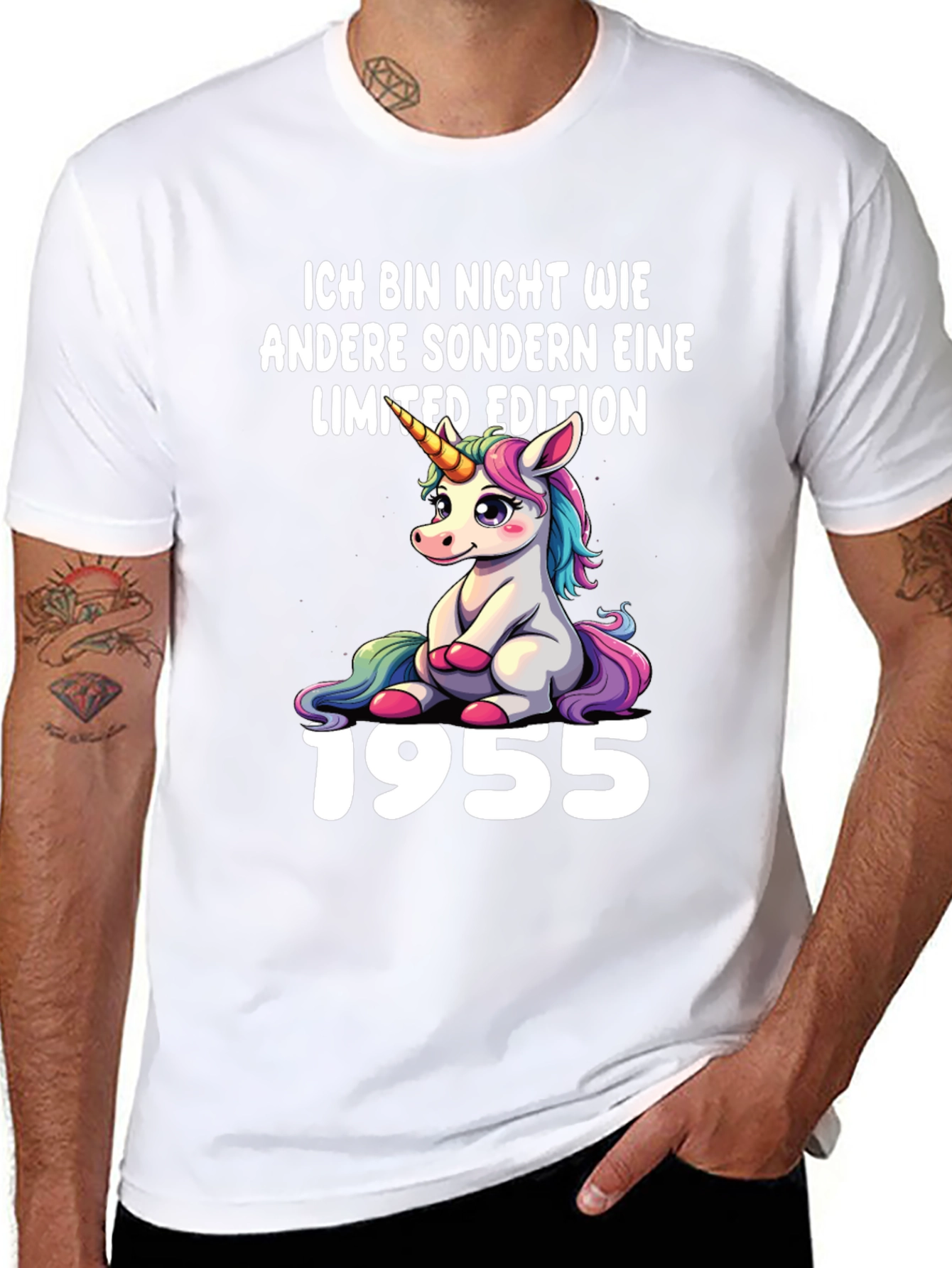 Unicorn Limited Edition 1955 Birthday T-Shirt