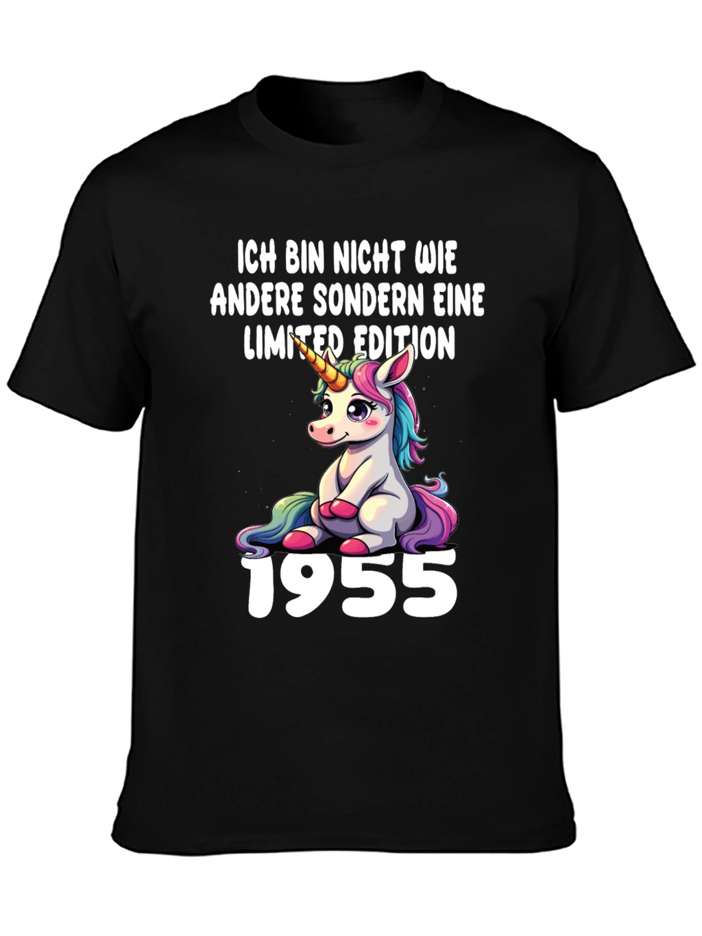 Unicorn Limited Edition 1955 Birthday T-Shirt