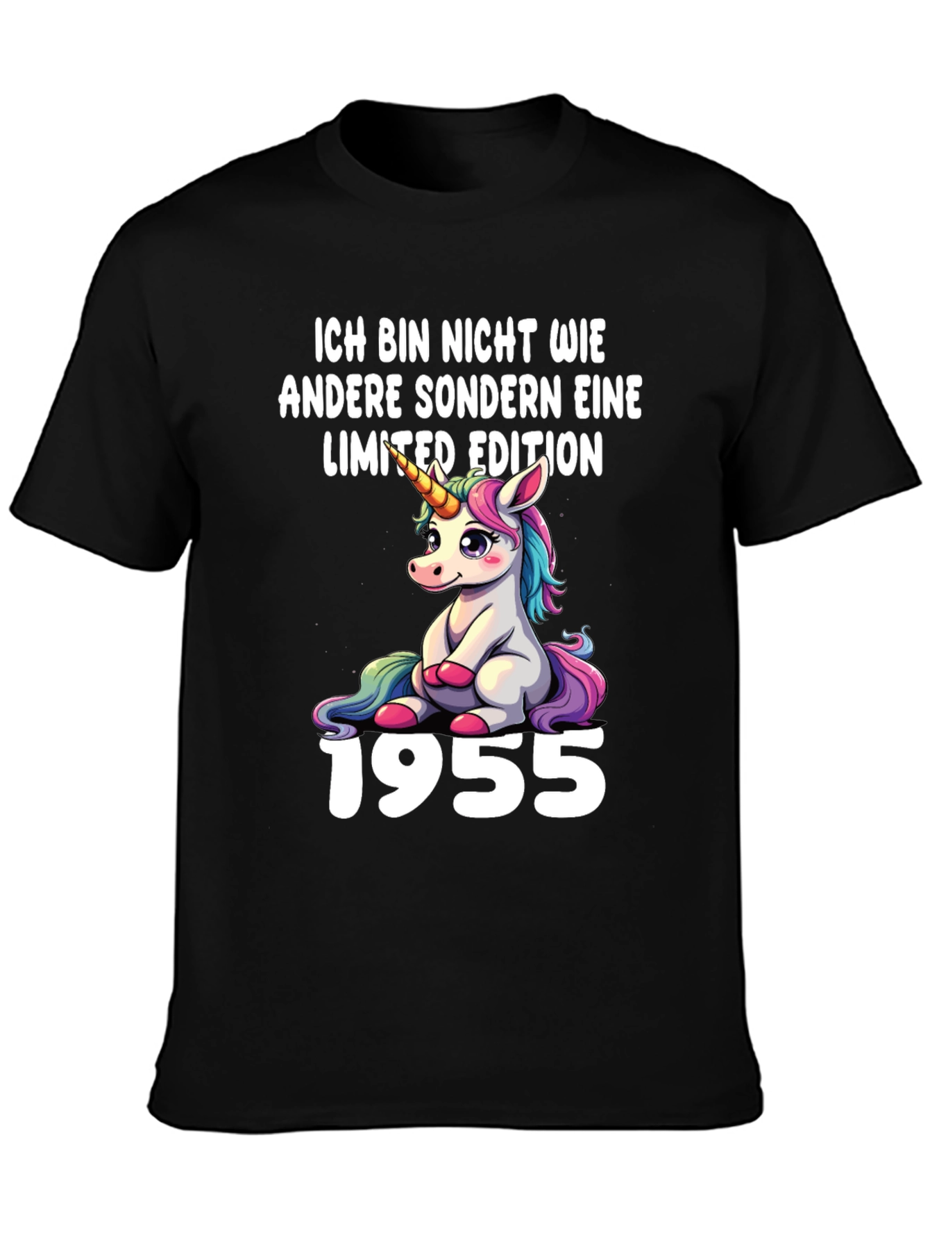 Unicorn Limited Edition 1955 Birthday T-Shirt