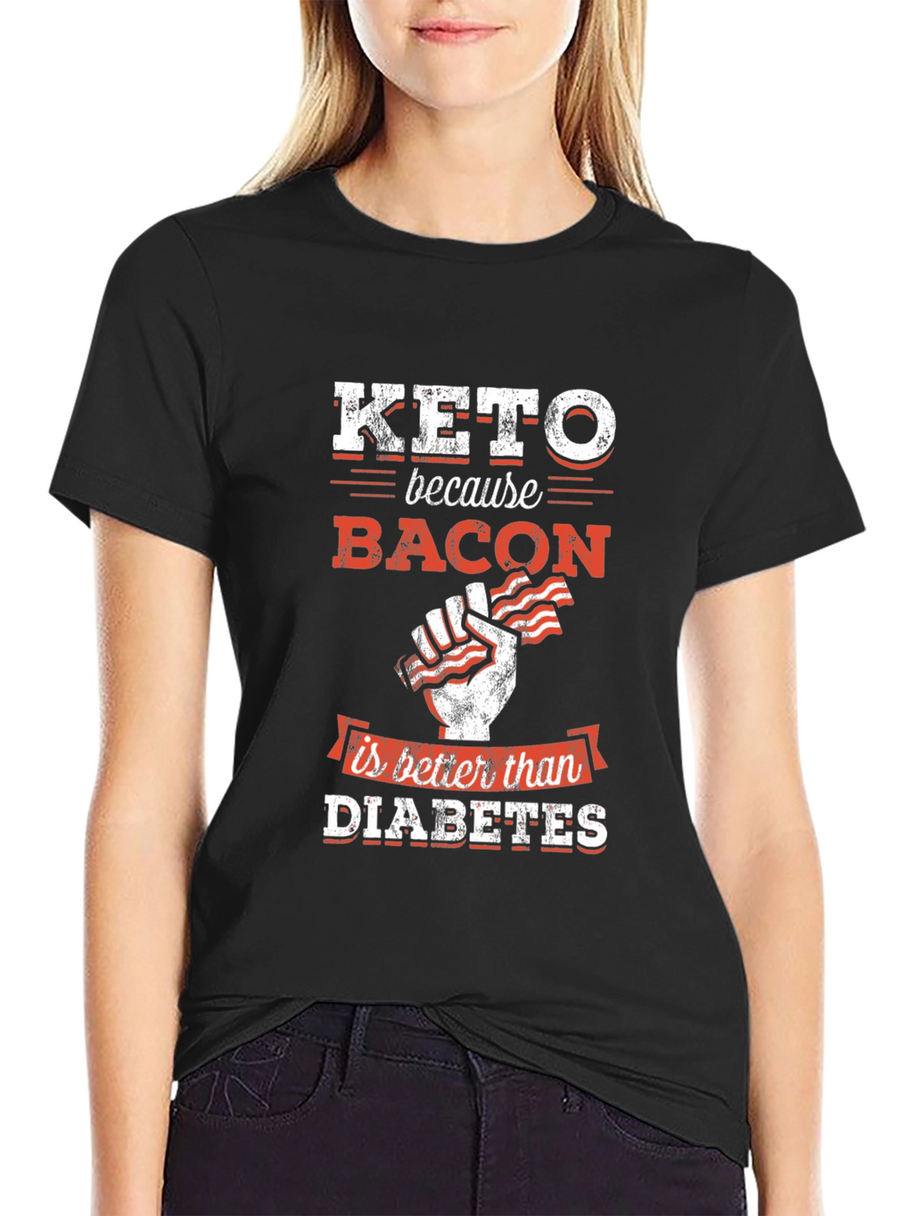 Keto Bacon T-Shirt - Better Than Diabetes