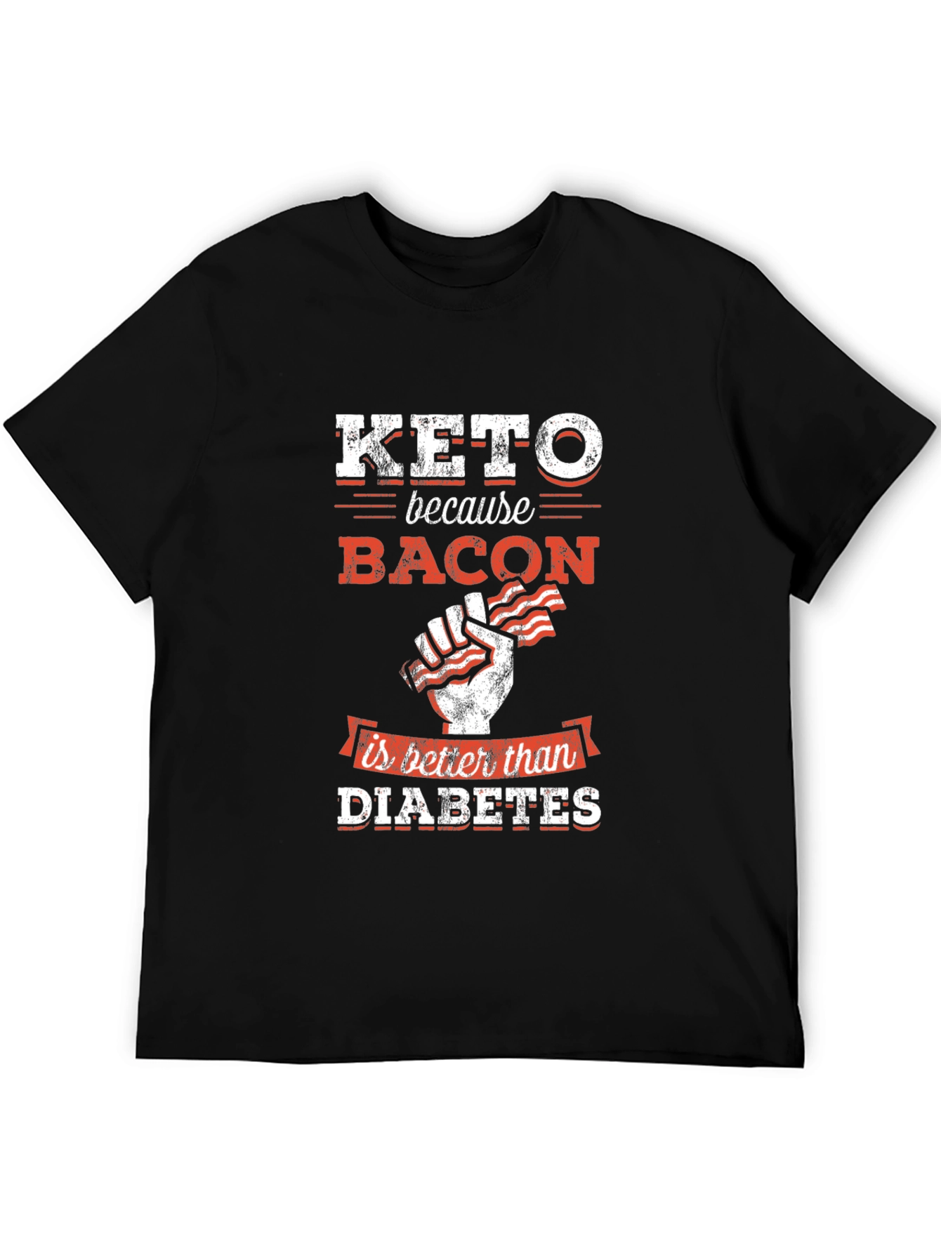 Keto Bacon T-Shirt - Better Than Diabetes