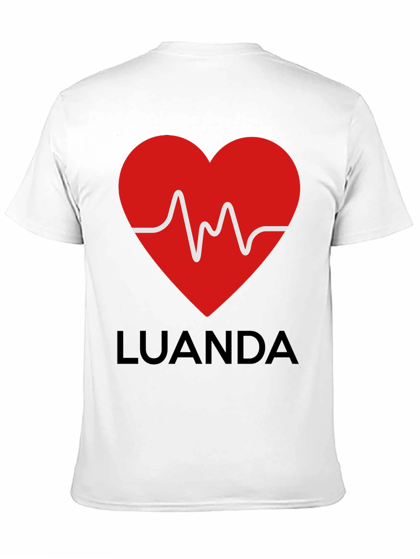 Luanda Heartbeat Graphic T-Shirt - Stylish & Unique