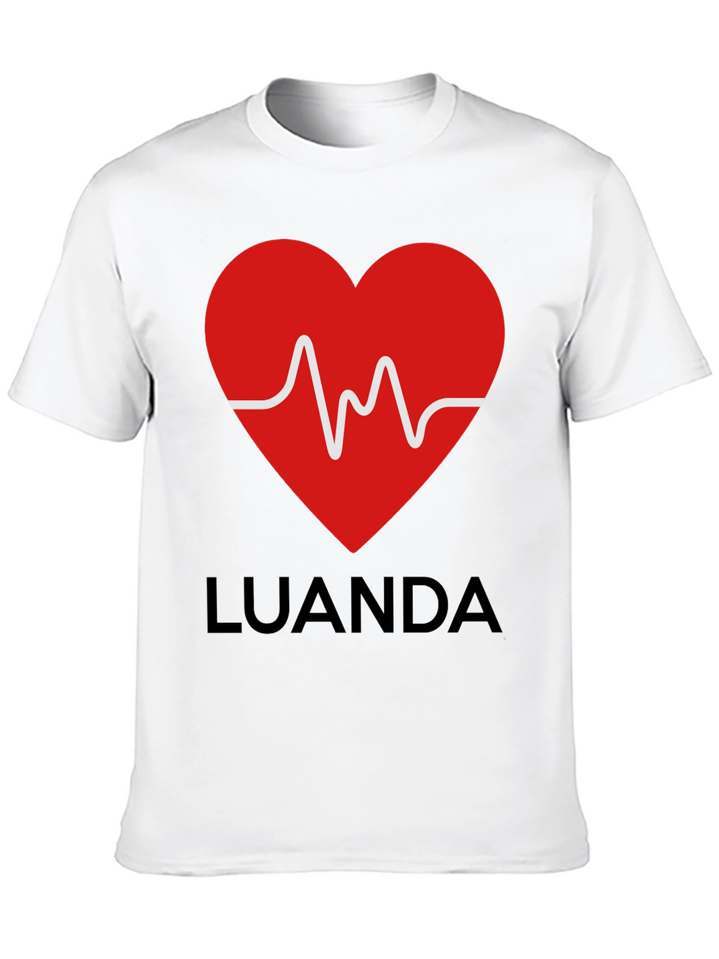 Luanda Heartbeat Graphic T-Shirt - Stylish & Unique