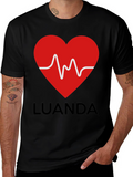 Luanda Heartbeat Graphic T-Shirt - Stylish & Unique