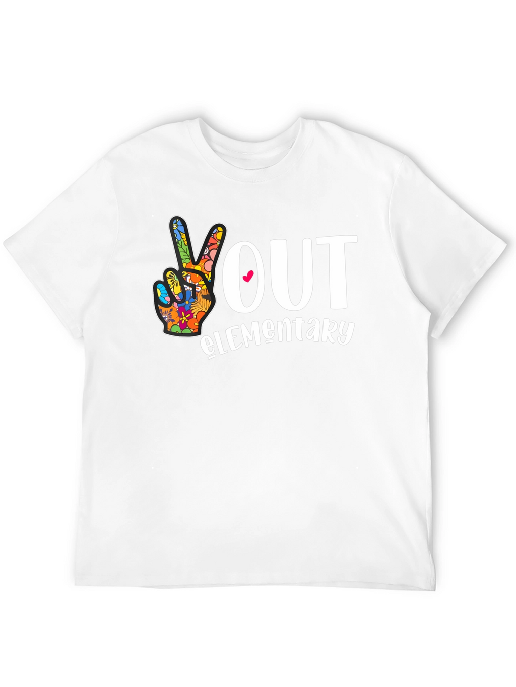Peace Out Elementary School T-Shirt