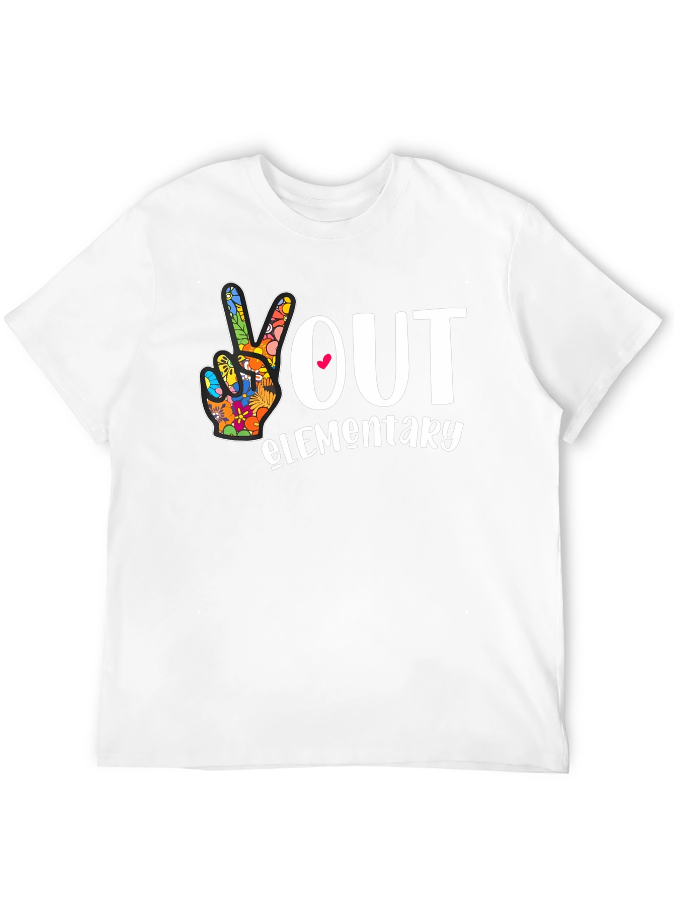 Peace Out Elementary School T-Shirt