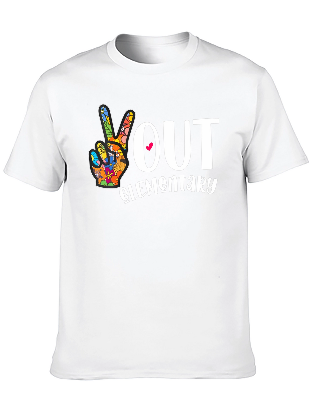 Peace Out Elementary School T-Shirt