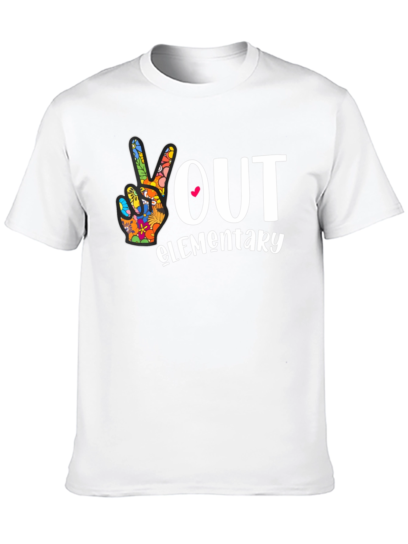 Peace Out Elementary School T-Shirt