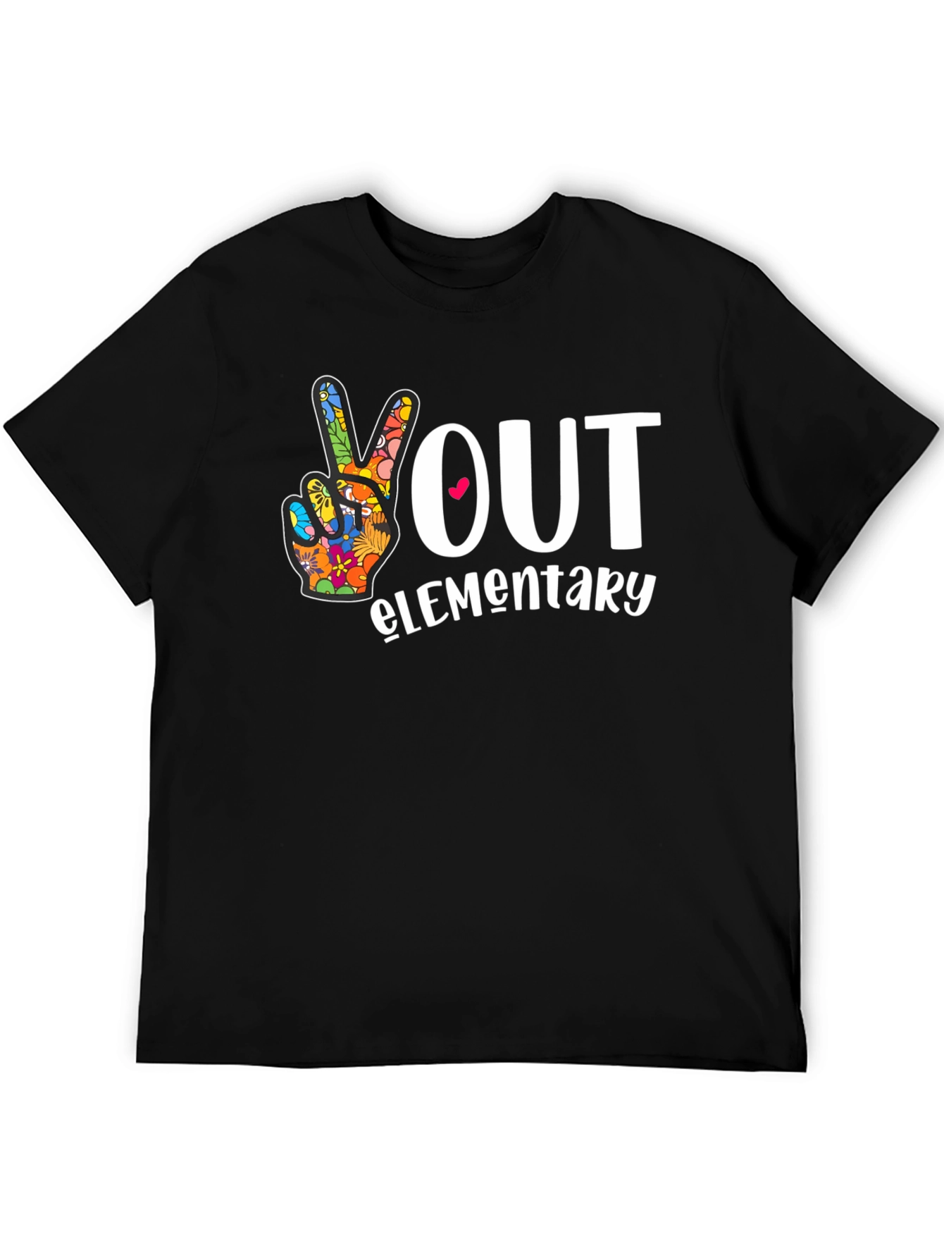 Peace Out Elementary School T-Shirt
