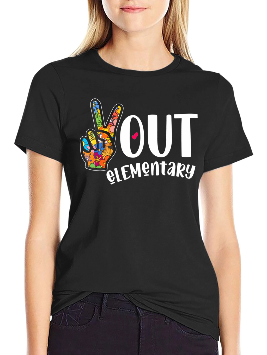 Peace Out Elementary School T-Shirt