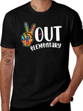Peace Out Elementary School T-Shirt