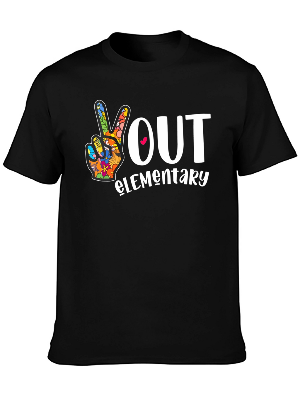 Peace Out Elementary School T-Shirt