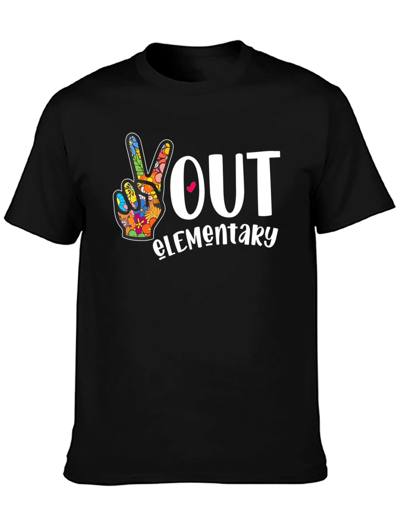 Peace Out Elementary School T-Shirt