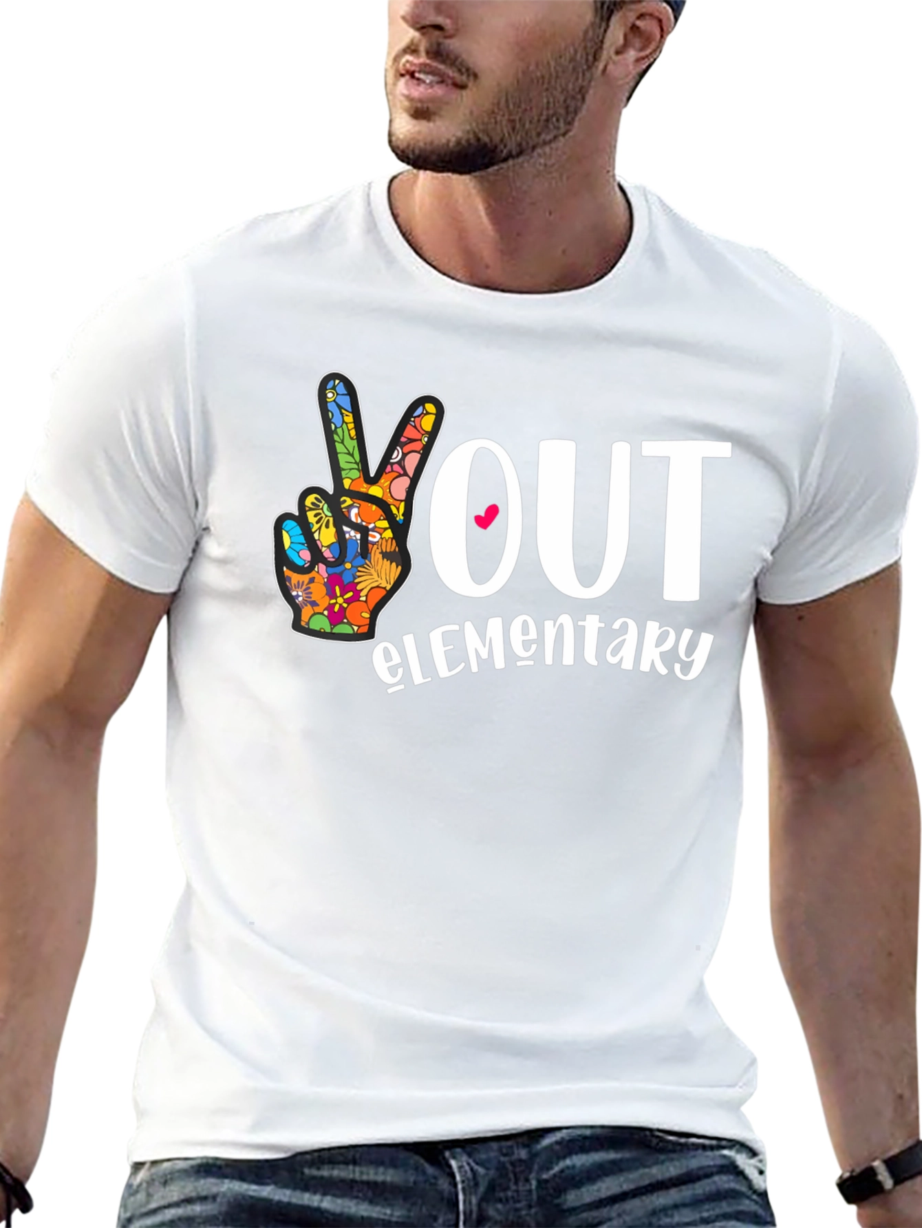 Peace Out Elementary School T-Shirt